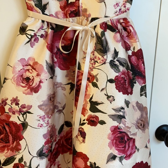 EUC floral size 10 Rare Editions high low dress - Picture 7 of 8